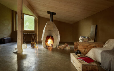 Earth Crystal Fireplace